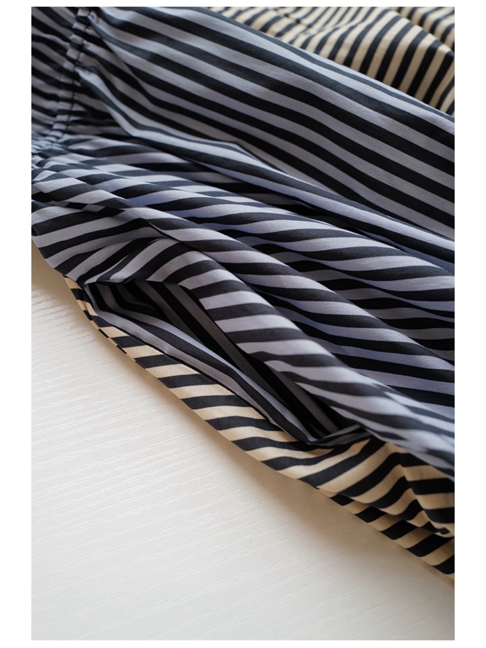 NO.6 Leigh Midi Dress - Stripe Combo Blue Black White Causal Cotton, S - Picture 10 of 10